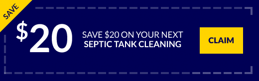 $20 off coupon for your next septic tank service